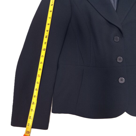 Precis Women's Blazer Jacket Navy Blue Office Career Stylish Classy Size 14 - Picture 5 of 7
